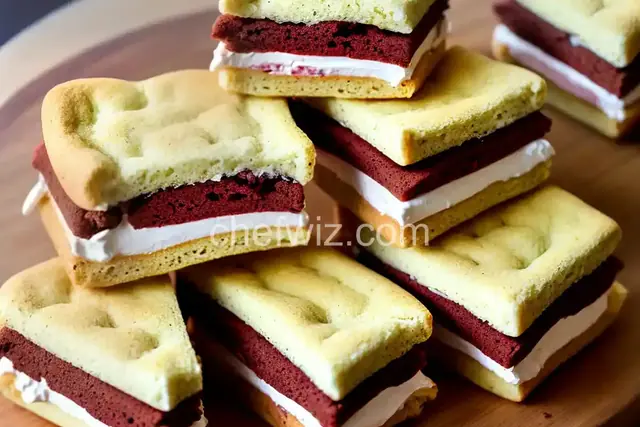 Neapolitan Ice Cream Sandwiches