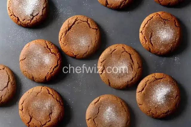 New England Molasses Gingerbread Cookies