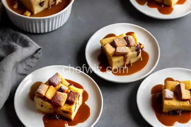New Orleans Style Bread Pudding with Whiskey Sauce