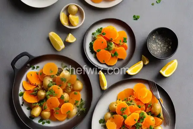 New Potatoes With Mimolette