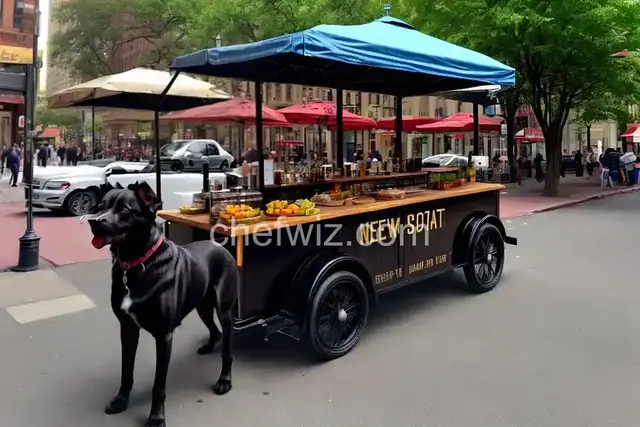 New York Street Cart Dog