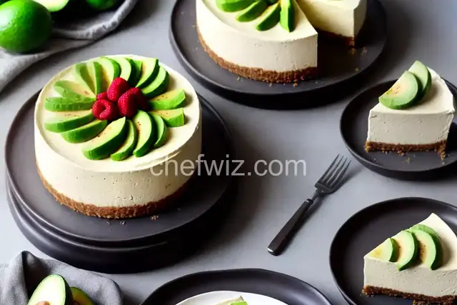 No-Bake Avocado Cheesecake