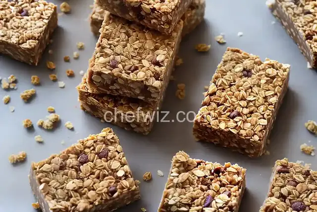No Bake Granola Bars