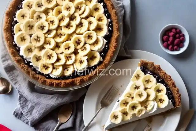 No-Bake Mile-High Banana Split Pie