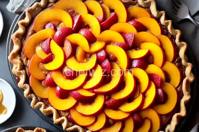 No Bake Peach Pie