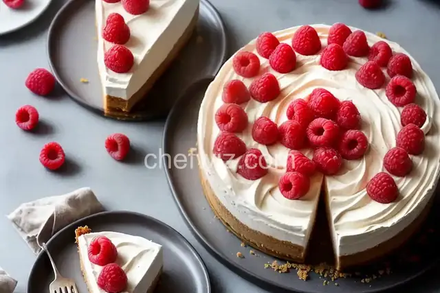 No-Bake Raspberry Cheesecake