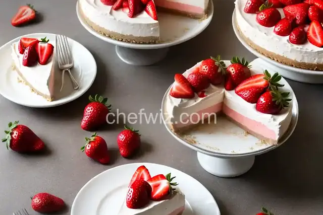 No Bake Sugar Free Strawberry Cheesecake
