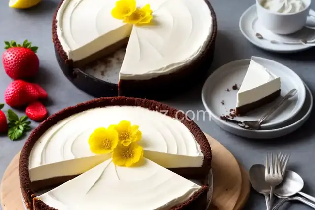 No-Bake Yuzu Cheesecake