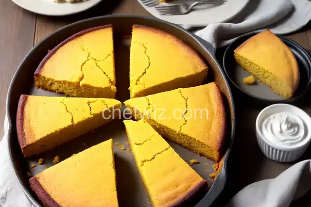 No Cornmeal Cornbread