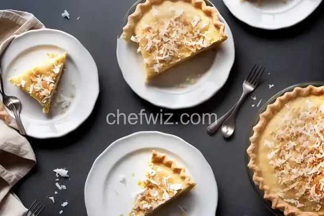 No Crust Coconut Pie