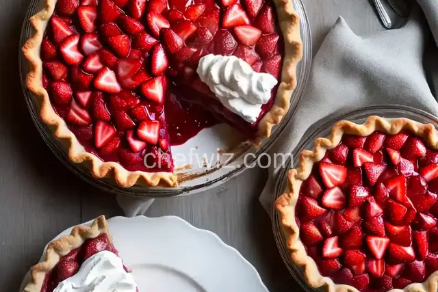 No Crust Strawberry Pie