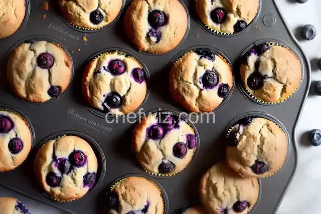No-Fuss Vegan Blueberry Muffins
