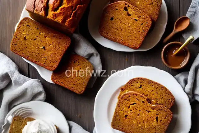No Knead Holiday Pumpkin Bread