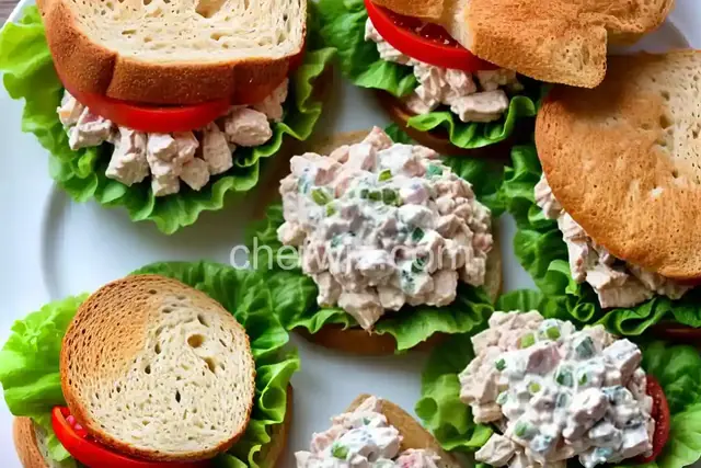 No-Mayo Chicken Salad Sandwiches