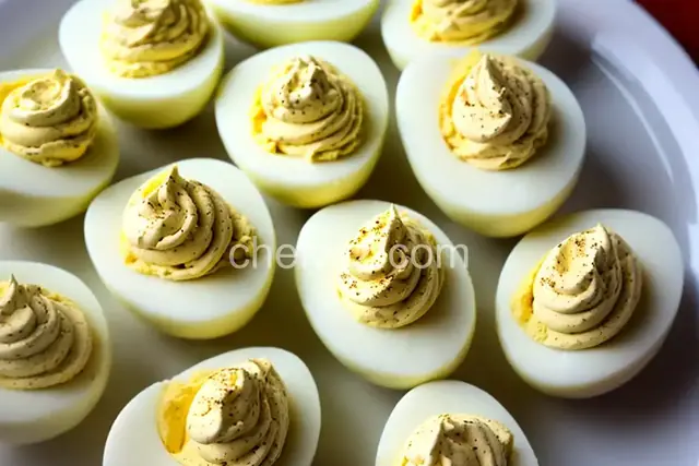 No Mayo Deviled Eggs
