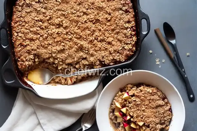 No-Oat Apple Crisp