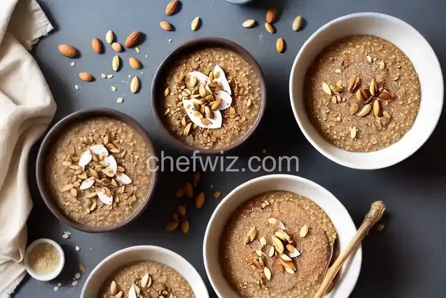 Nut and Date Millet Porridge