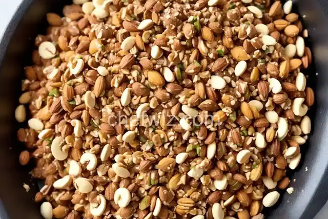 Nutcracker Mixed-Nut Brittle in the Microwave
