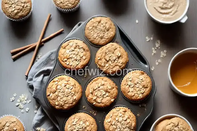 Oat Applesauce Muffins