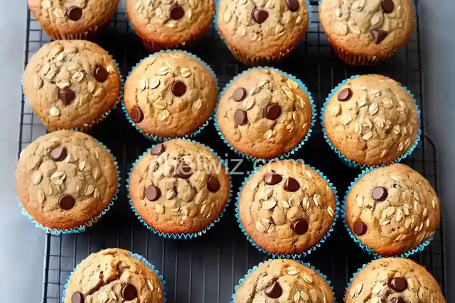 Oatmeal Chocolate Chip Muffins