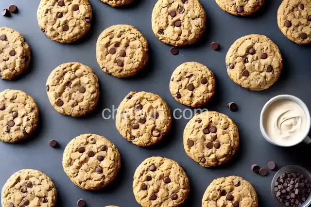Oatmeal Chocolate-Chip Peanut-Butter Banana Breakfast Cookies