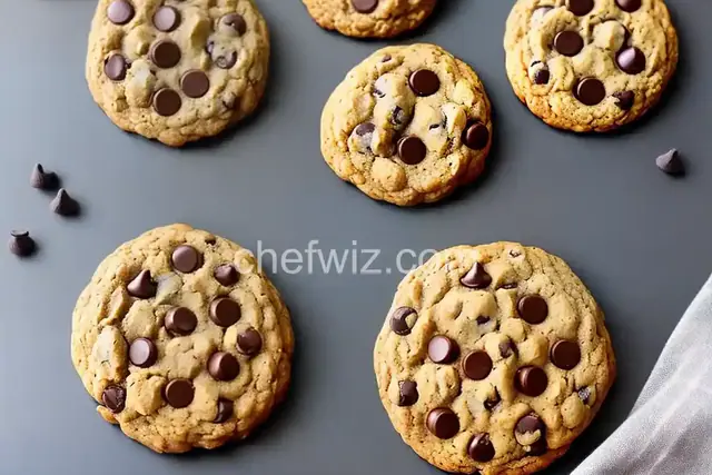 Oatmeal-Flax Chocolate Chip Cookies