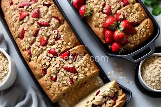 Oatmeal Strawberry Bread