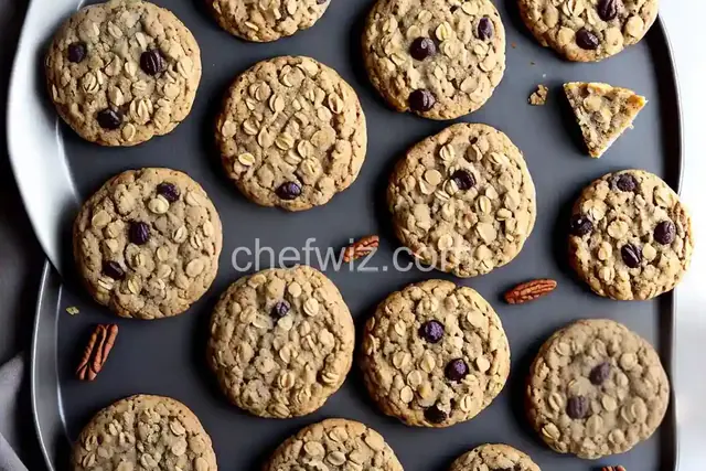 Oatmeal, Walnut and Raisin Cookies