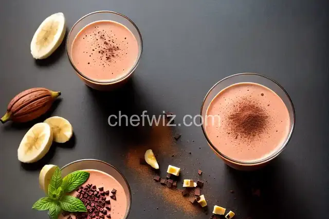 Oaxaca Chocolate Banana Smoothie