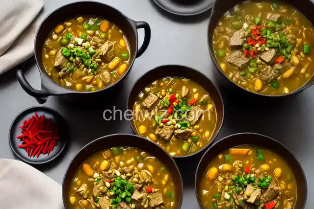 Ogbono soup with fufu