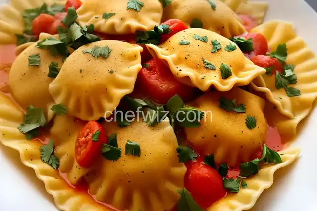 Oh No! (no sauce) Ravioli!!