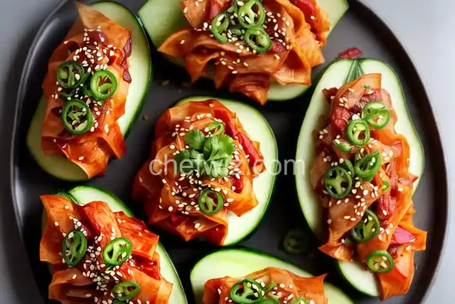 Oi-Sobagi (Korean Stuffed Cucumber Kimchi)