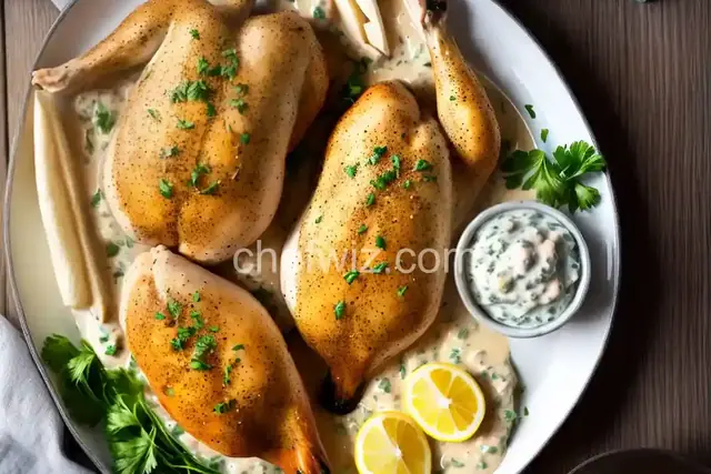 Old Bay Chicken with Tartar Sauce