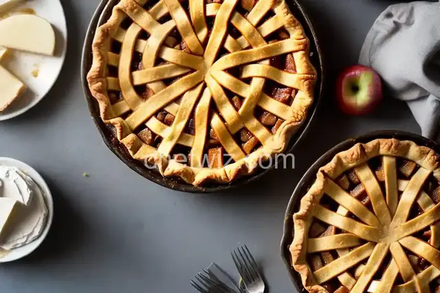 Old-Fashioned Lattice-Top Apple Pie