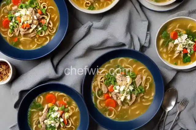 Old Man's Turkey Noodle Soup