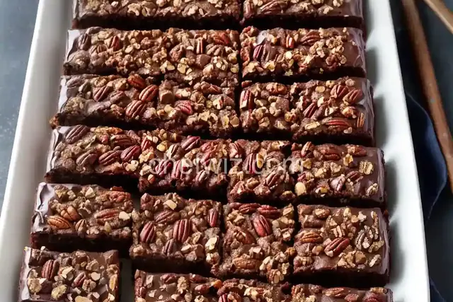 Old Southern Chocolate Pecan Sheet Cake