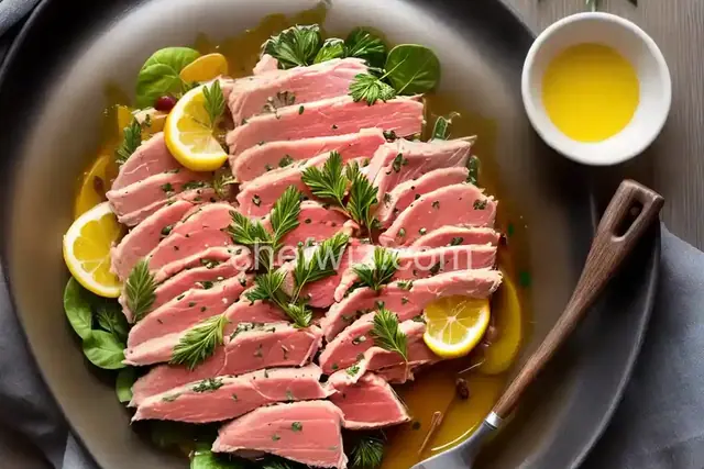 Olive Oil-Poached Tuna