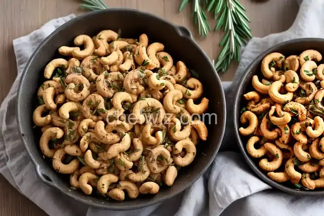 Olive-Rosemary Spiced Cashews Recipe