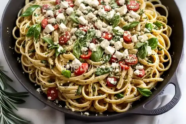 Olive and Feta Pasta