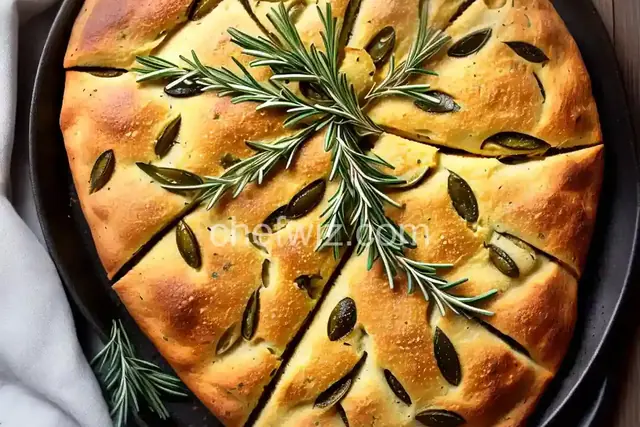 Olive and Rosemary Focaccia
