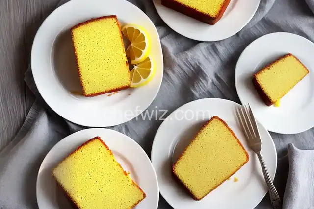 One Egg Lemon Pound Cake