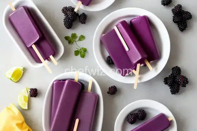 One-Ingredient Grape Ice Pops