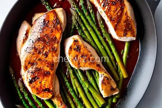 One-Pan Balsamic Chicken and Asparagus