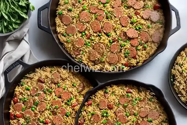 One-Pan Cajun Orzo with Sausage