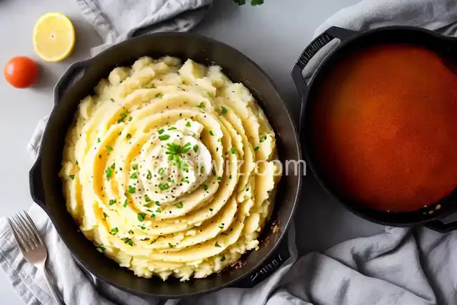 One-Pan Mashed Potatoes