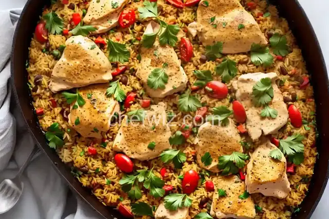 One-Pot Lebanese Chicken and Rice