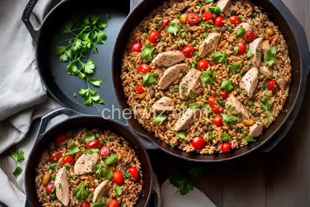 One-Pot Mediterranean Chicken and Farro