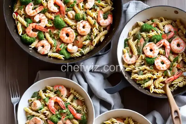 One-Pot Pasta Primavera With Shrimp