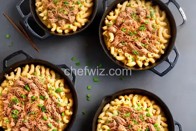 One-Pot Pulled Pork Mac and Cheese