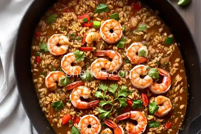 One-Pot Shrimp Scampi Orzo